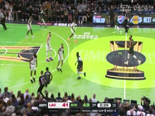 NBA杯 快船VS森林狼 20241130